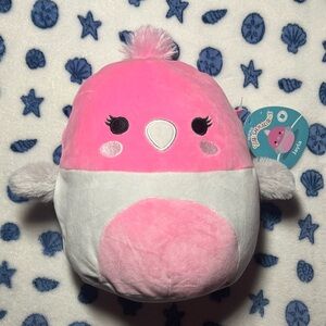 8 inches Squishmallow Jayla the Cockatoo Bird